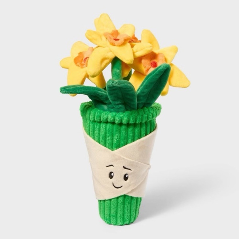 12" nwt Daffodil Bouquet Plush - Gigglescape